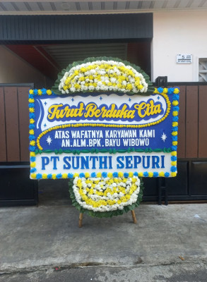 Papan Bunga Duka di Sindangpakuon